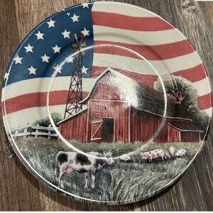 $10 2/$15 Farm barn farmhouse American plate collector HG102